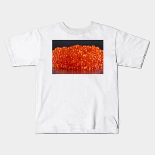 Salmon roe on metal Kids T-Shirt